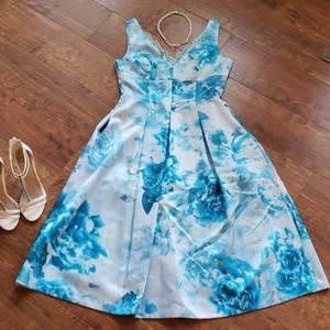 Cool blue dress